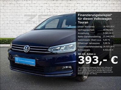 Gebraucht VW Touran Highline 150 PS (110 kW) 2019 Blau Van / Kleinbus