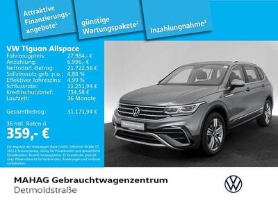 Gebraucht VW Tiguan Allspace Elegance 150 PS (110 kW) 2021 Platinum grey metallic SUV