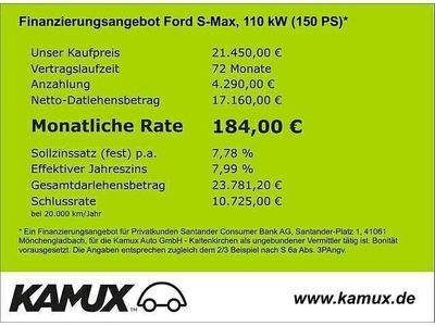 gebraucht Ford S-MAX 2.0 EcoBlue Titanium Aut+NAVI+AHK+PDC+SHZ