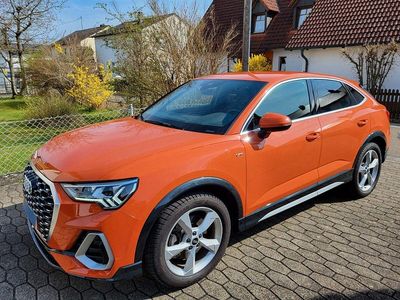 Orange Gebraucht 2021 Audi Q3 S-Line SUV | 37.990 € (Etwas zu teuer)