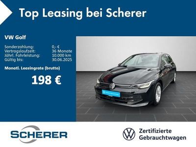 Grenadillschwarz metallic (metallic) Gebraucht 2024 VW Golf VIII Life Limousine | 22.600 € (Guter Preis)