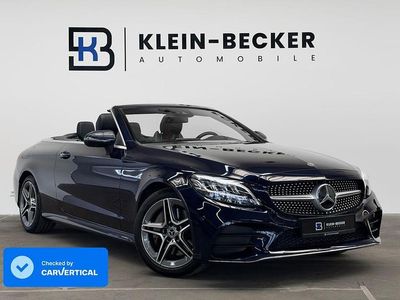 Gebraucht Mercedes C300 AMG line 258 PS (189 kW) 2018 Cavansitblau  metalliclack Cabrio
