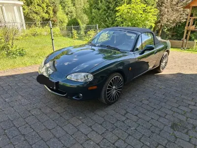 Gebraucht Mazda MX5 110 PS (80 kW) 2001 Grün Cabrio