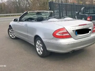 Brugt Mercedes CLK200 170 HK (125 kW) 2005 Sølv Sedan
