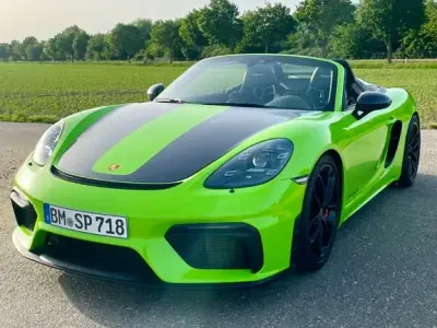 Gebraucht Porsche 718 Spyder 420 PS (308 kW) 2022 Grün Cabrio
