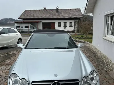 Brugt Mercedes CLK320 224 HK (164 kW) 2006 Sølv Cabriolet
