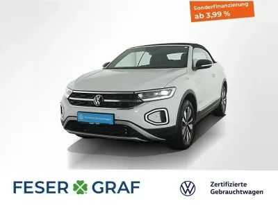 Gebraucht VW T-Roc Cabriolet Style 116 PS (85 kW) 2025 Pure white schwarz Cabrio