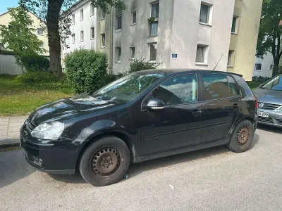 Gebraucht VW Golf V 2008 Schwarz Limousine