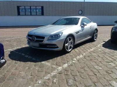 Usata Mercedes SLK200 184 CV (135 kW) 2011 Nero Cabrio