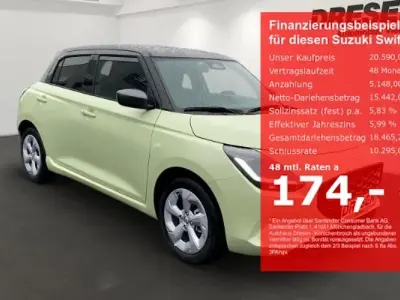 Neu Suzuki Swift Comfort 81 PS (59 kW) 2026 Gelb Kleinwagen