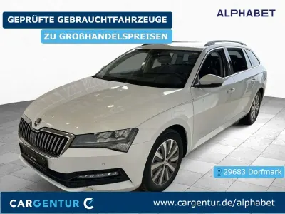 Gebraucht Skoda Superb Ambition 150 PS (110 kW) 2021 Weiß Kombi