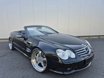 Gebraucht Mercedes SL500 AMG 500 PS (367 kW) 2003 Schwarz Cabrio