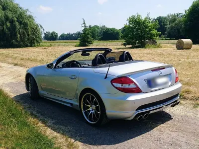 Gebraucht Mercedes SLK350 272 PS (200 kW) 2005 Silber Cabrio
