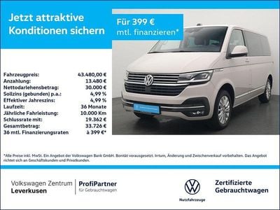 Gebraucht VW Multivan Generation Six 150 PS (110 kW) 2021 Schwarz Van