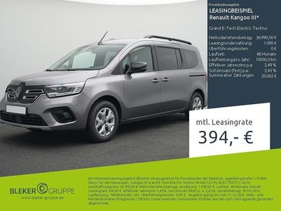 Nuova Renault Kangoo Techno 89 kW (122 CV) 2026 Grigio SUV