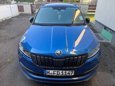 Second-hand Skoda Karoq SportLine 150 CP (110 kW) 2021 Albastru SUV