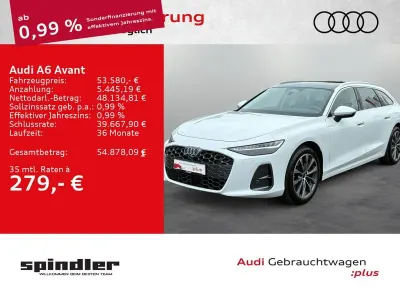 Gebraucht Audi A6 Advanced 204 PS (150 kW) 2025 Gletscherweiß metallic Kombi
