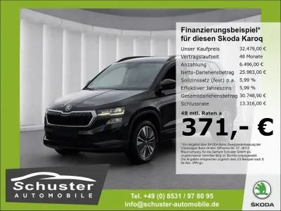 Gebraucht Skoda Karoq Tour 150 PS (110 kW) 2025 Schwarz SUV