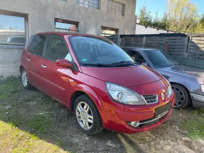 Brugt Renault Scénic II Exception 103 HK (75 kW) 2008 Rød MPV