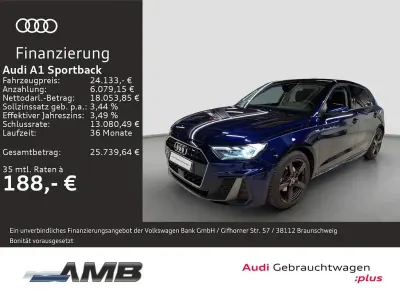 Gebraucht Audi A1 Sportback S-Line 116 PS (85 kW) 2025 Navarrablau metallic Kleinwagen