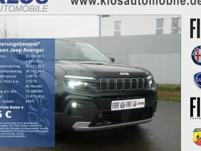 Ny Jeep Avenger Summit 100 HK (73 kW) 2026 Sort SUV