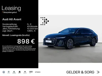 Ny Audi A6 S-Line 299 HK (219 kW) 2026 Sort Stationcar
