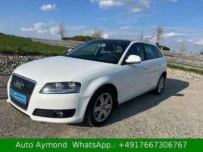 Usata Audi A3 102 CV (75 kW) 2009 Bianco Utilitaria