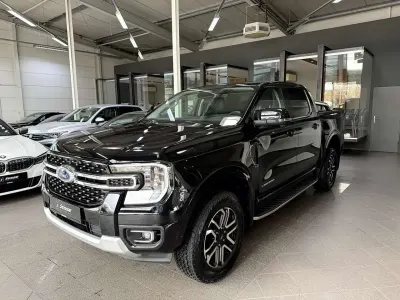 Brugt Ford Ranger Limited 170 HK (125 kW) 2023 Sort Pickup / Ladvogn