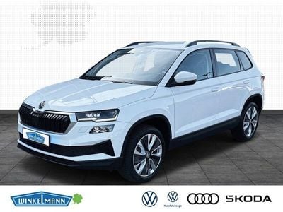 Gebraucht Skoda Karoq Style 150 PS (110 kW) 2023 Moonweiss metallic met. SUV
