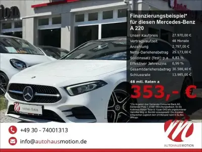 Gebraucht Mercedes A220 AMG 190 PS (139 kW) 2021 Polarweiss  unilack Limousine