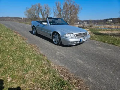 Używany Mercedes SL500 320 KM (235 kW) 1998 Srebrny Kabriolet