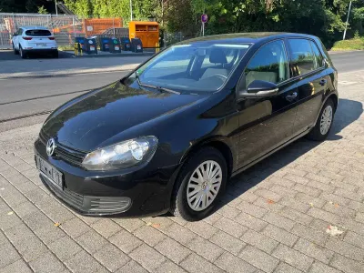 Gebraucht VW Golf VI Trendline 110 PS (80 kW) 2009 Schwarz Kleinwagen