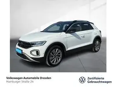 Second-hand VW T-Roc Goal 150 CP (110 kW) 2025 Alb SUV