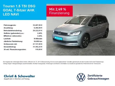 Gebraucht VW Touran Goal 150 PS (110 kW) 2025 Oyster silver metallic Van / Kleinbus