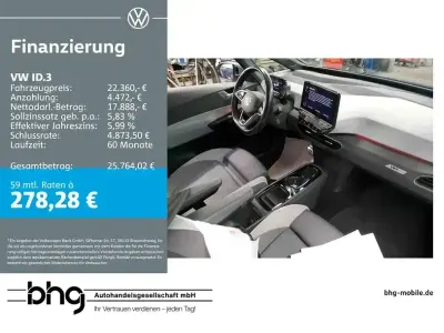 Brugt VW ID.3 Pro 150 kW (204 HK) 2020 Hvid Hatchback