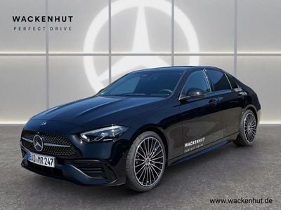 Metalliclack obsidianschwarz Gebraucht 2025 Mercedes C300 AMG Limousine | 47.900 € (Fairer Preis)