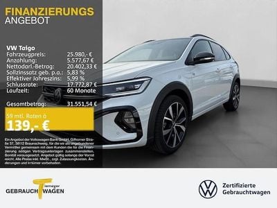 Gebraucht VW Taigo R-line 150 PS (110 kW) 2025 Weiß SUV