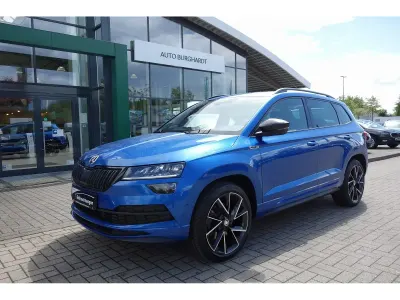 Używany Skoda Karoq SportLine 191 KM (140 kW) 2021 Niebieski SUV