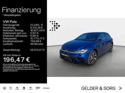 Usata VW Polo R-line 95 CV (69 kW) 2024 Blu Berlina