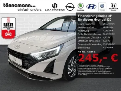 Neu Hyundai i20 Trend 101 PS (74 kW) 2025 Blau Kleinwagen