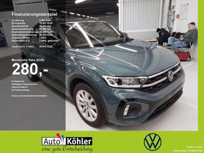 Gebraucht VW T-Roc Cabriolet R-line 150 PS (110 kW) 2025 Blau Cabrio