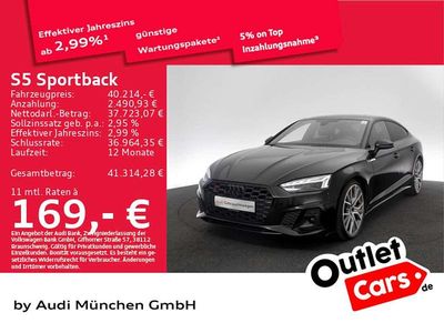 Gebraucht Audi S5 341 PS (250 kW) 2022 Mythosschwarz metallic Coupé