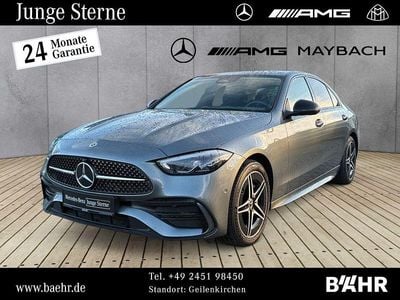 Selenitgrau lack (metallic) Gebraucht 2024 Mercedes C300e AMG Limousine | 42.850 € (Superpreis)