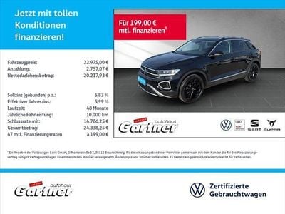 Occasion VW T-Roc Style 110 PK (80 kW) 2022 Zwart SUV