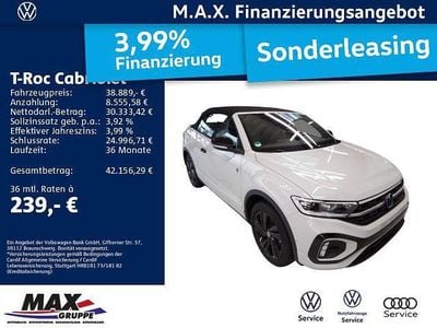 Gebraucht VW T-Roc Cabriolet Karmann 150 PS (110 kW) 2025 Ascotgrau Cabrio