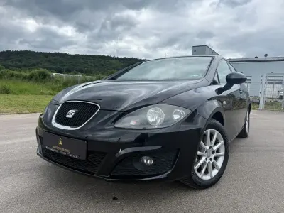 Używany Seat Leon Stylance 125 KM (91 kW) 2010 Czarny Hatchback