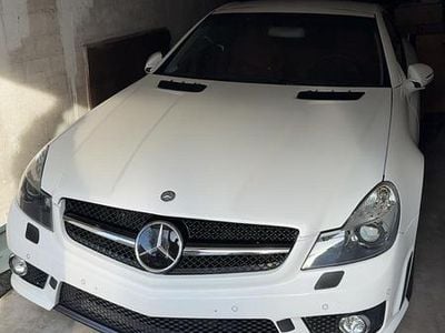 Usata Mercedes SL350 245 CV (180 kW) 2002 Bianco Cabrio