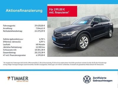Gebraucht VW Tiguan Elegance 150 PS (110 kW) 2023 Schwarz SUV