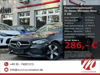 Brugt Mercedes C200 Avantgarde 184 HK (135 kW) 2022 Sort Stationcar
