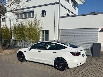 Gebraucht Tesla Model 3 Performance 377 kW (513 PS) 2021 Weiß Limousine